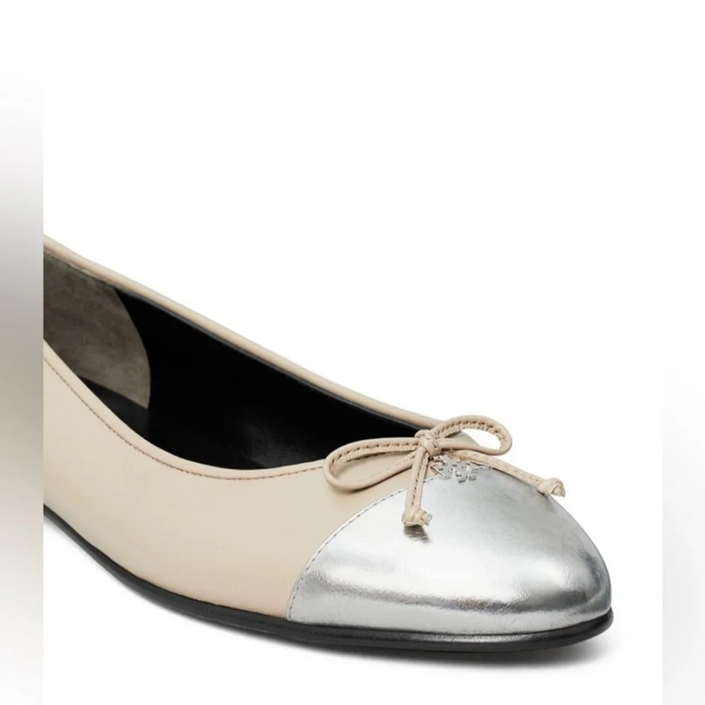 NIB Tory Burch Women's Capped Toe Ballet Flats